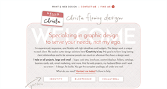 Desktop Screenshot of christafleming.com